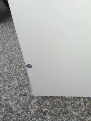 Mueble cubo Ikea Valje blanco con puerta