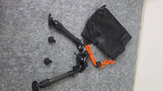 Bípode de carbono para rifle
