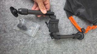 Bípode de carbono para rifle