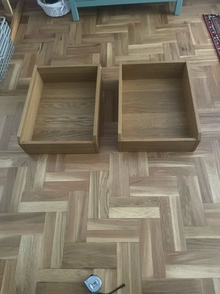 2 Cajones Armario Madera Ikea