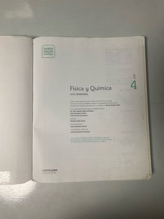 Libro Física y química 4º ESO