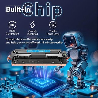 NUEVOS Pack 4 Tóner iNKNi HP 219X Con Chip