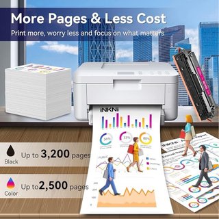 NUEVOS Pack 4 Tóner iNKNi HP 219X Con Chip