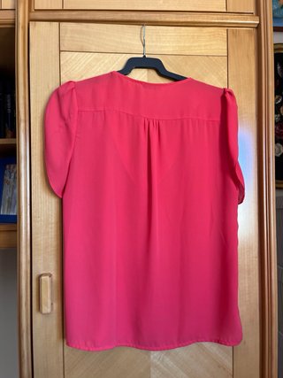Camisa fluida Lefties rosa talla L