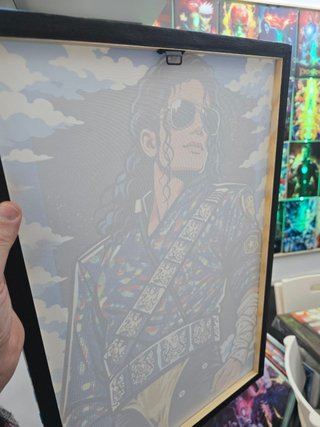 Stampa Michael Jackson 40x60 Tela Multicolore