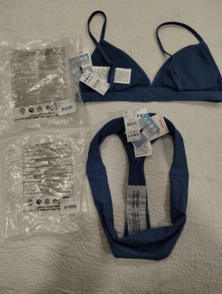 Bikini Roxy Azul Triángulo Mujer