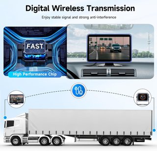 Kit Cámara Visión Trasera 10.1 5 Cámaras