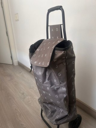 Carro de compras gris, el corte ingles