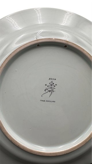 Piatto Delft Policromo Floreale 28cm