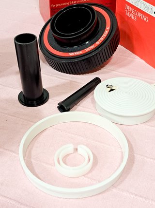 Tanque revelado Paterson c/2 espirales