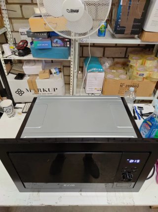 Microondas Integrable EVVO Negro
