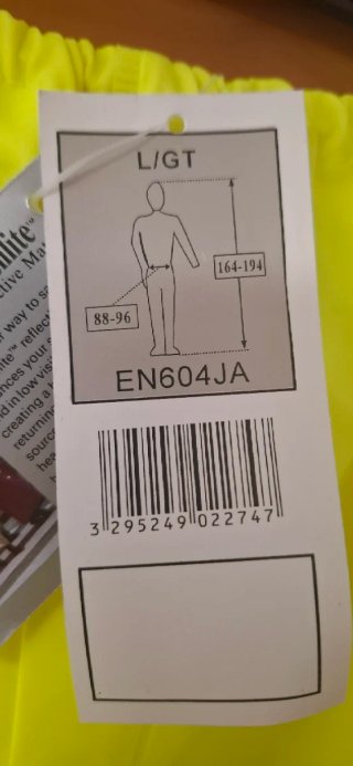 Traje de agua alta visibilidad Panoply