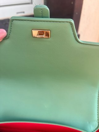 Borsa Carpisa Cerasella Menta Manico Bamboo