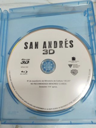 Blu-ray San Andrés 3D