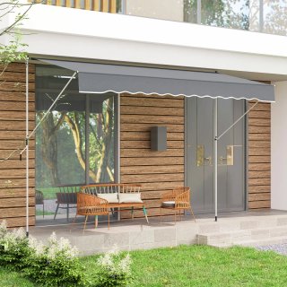 Toldo Retráctil Gris 4m