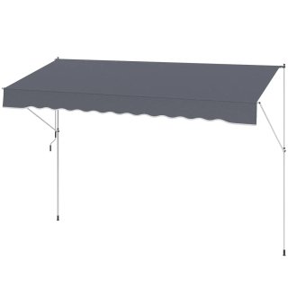 Toldo Retráctil Gris 4m