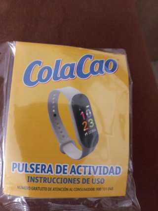 Pulsera Actividad Cola Cao Gris