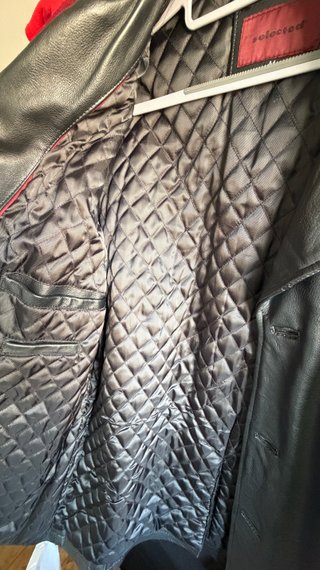 Chaqueta Cuero Selected Talla M