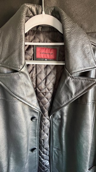 Chaqueta Cuero Selected Talla M