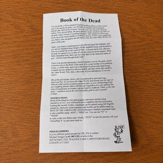 ZX Spectrum Book of the Dead