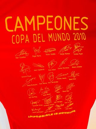Camiseta España Campeones del Mundo 2010 Adidas M