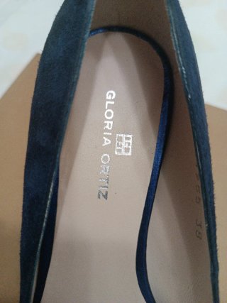 Zapatos de fiesta Gloria Ortiz azul