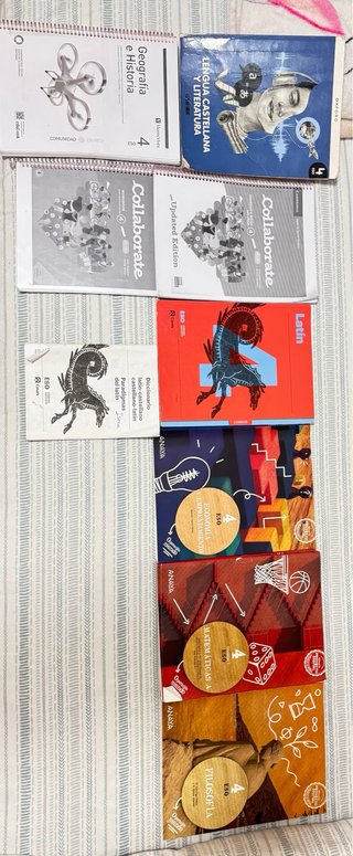 Libros de 4ESO del instituto IES Enrique Nieto
