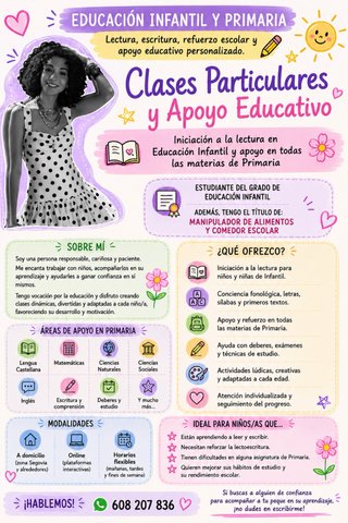 Clases particulares y apoyo educativo