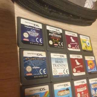 Estuche y 10 juegos Nintendo DS