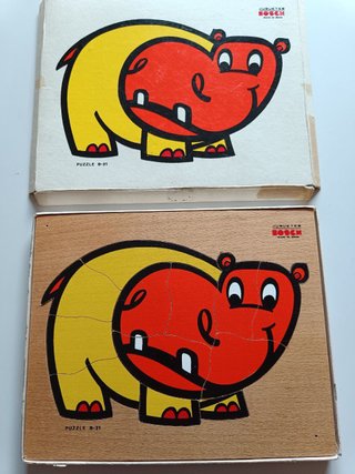 Puzzle de madera hipopótamo de Bosch