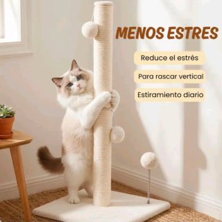 Rascador para gatos base estable