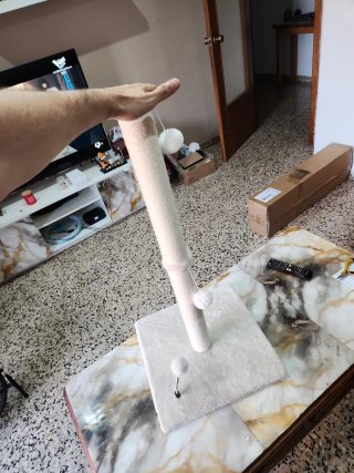 Rascador para gatos base estable