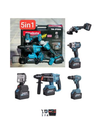 Kit 5in1 Makota Trapano Avvitatore