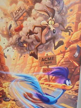 Quadro Looney Tunes 40x60 Cm