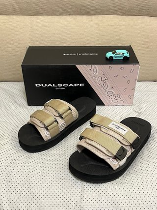 Ciabatte Dualscape Beige/Nero Tg 35/36