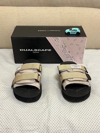 Ciabatte Dualscape Beige/Nero Tg 35/36