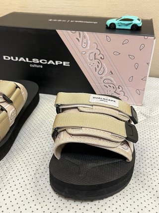 Ciabatte Dualscape Beige/Nero Tg 35/36