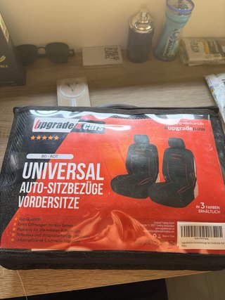 Fundas Asientos Coche Universales (Rojo)