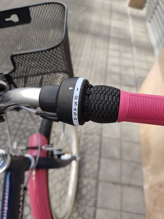 Bicicleta niña Btwin paseo 24 rosa