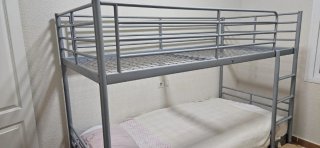Litera Metálica Ikea Gris