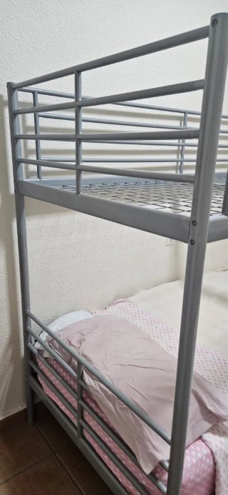Litera Metálica Ikea Gris