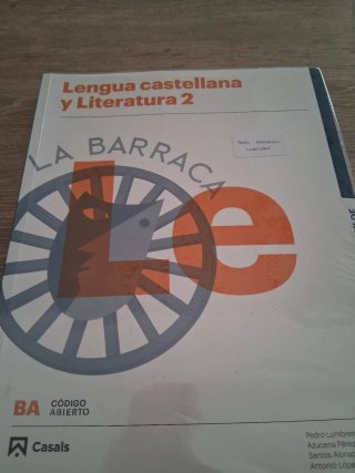 Lengua castellana y literatura 2, Le Bachillerato