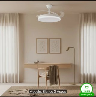 Ventilador de techo con lampara