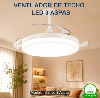 Ventilador de techo con lampara