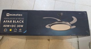 Ventilador de techo con lampara