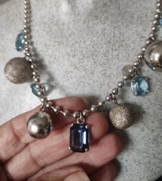 Collares Plata Ley Perlas y Colgantes