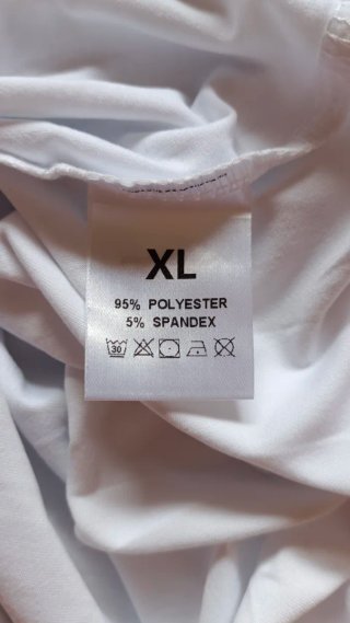 Camiseta de mujer blanca talla XL