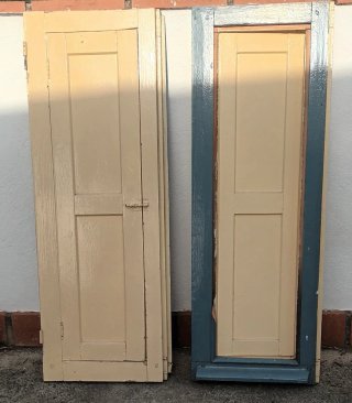 Ventanas antiguas de madera