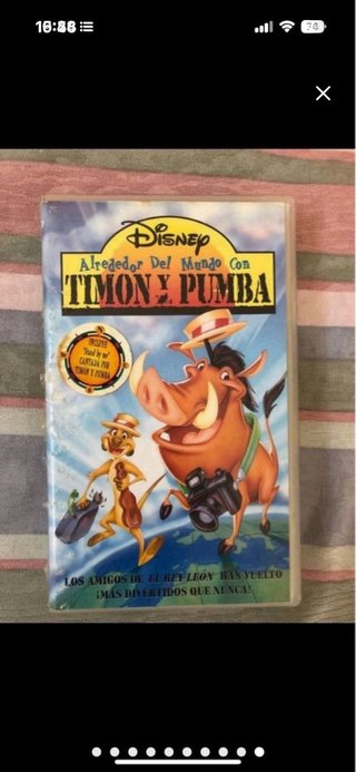 VHS El Rey León 2: El Tesoro de Simba