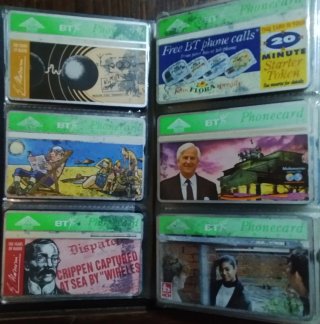 135 Schede Telefoniche inglesi Rare Anni 80/90